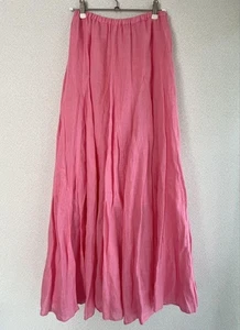 Excellent Condition Ron Herman CP Shades Linen Skirt Pink XS - Picture 1 of 5