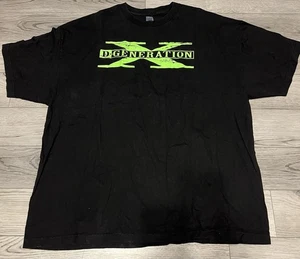 D-Generation X (DX) Two Words RAW 25 Black T Shirt 3XL WWE - Picture 1 of 4