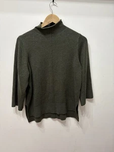 Ladies French Connection Turtle Neck 3/4 Sleeve Jumper Pull Over Top 8-10 - Picture 1 of 3