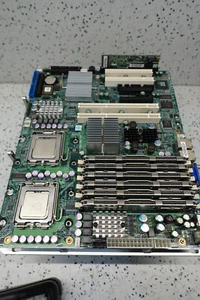 Supermicro X7DVL-E motherboard, dual LGA 771 socket, 2x Xeon L5420, 24GB RAM - Picture 1 of 13
