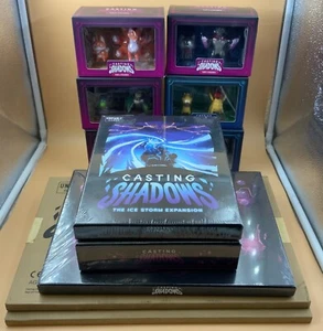 Unstable Games Casting Shadows Spiel + 12 Vinylfiguren + Ice Storm Erweiterung - Bild 1 von 7