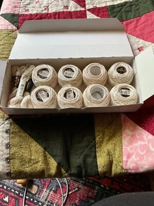 8 balls and 2 skeins DMC Peal/Cotton Ecru #5 - Picture 1 of 1