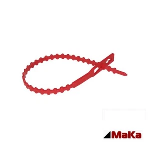 50-1000 Stück Blitzbinder ROT schnellbinder  wiederverwendbar Kabelbinder lösbar - Bild 1 von 3