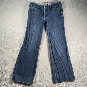 Banana Republic Denim Pants Womens 6 Dark Wash Flare Bootcut Vintage Style Jeans