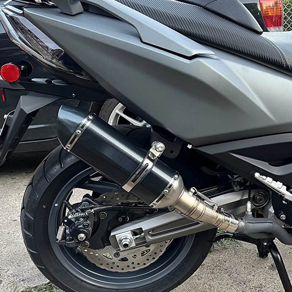 38-51mm Slip-on Exhaust Pipe Muffler w/DB Killer for Motorcycle ATV Yamaha Honda Foto 1 de 4