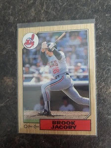 1987 O-Pee-Chee Base Brook Jacoby Card# 98 - Picture 1 of 2