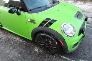 Mini Cooper Side Arch Striped Decals. Left and Right Vehicle Decals Racing Graph - Picture 1 of 4