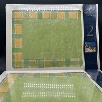 New Pimpernel Placemats Vintage Cantina Lemon Retro Diner Four  - Image 1 of 4