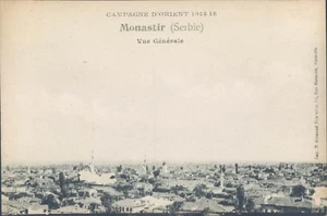 SERBIA Monastir WWI general view 1918 PC - Imagen 1 de 2