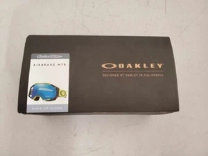 BRAND NEW OAKLEY AIRBRAKE MTB BLACK ICE IRIDIUM TROY LEE DESIGNS 71071900 - Picture 1 of 7