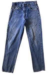 Vintage Carhartt B17 Straight Leg Denim Jeans Men's size 33x34 - Picture 1 of 7
