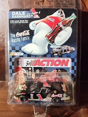 💥Action 1:64 1998 #1 Dale Earnhardt Jr Coca Cola Polar Bear 💥 - Image 1 of 4