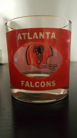 Houze Art Glass Atlanta Falcons NFL Whiskey Tumbler HouzeArt Cover