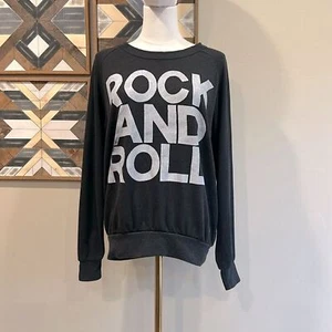 Aviator Nation Crew Neck Rock And Roll Sweatshirt XS - Picture 1 of 10