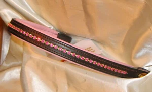 FSS Cristal Bling BEBÉ ROSA CLARO ROSA Cinta Acolchada Hecho a Personalizado Brillo NUEVO - Imagen 1 de 3