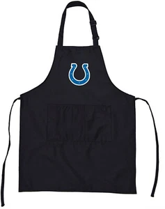 NFL Indianapolis Colts Delantal Chef Ajustable BBQ Delantal con Bolsillos - Imagen 1 de 2