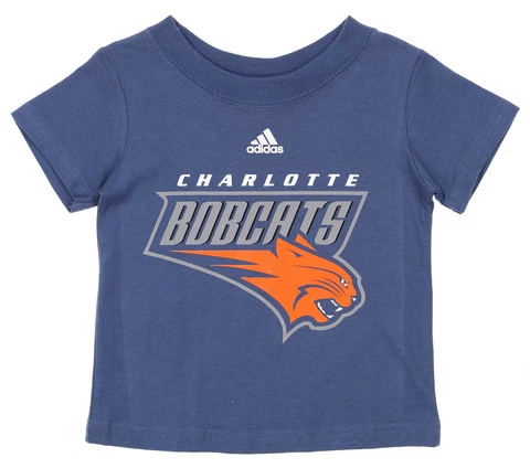 Adidas NBA Basketball Toddlers Charlotte Bobcats Primary Logo Tee Shirt Cover