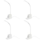 4 Count Pen Holder Table Lamp Abs Bedside Decorative Desk Lamps for Office