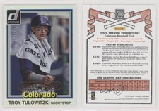 2015 Donruss Inaugural 1981 Edition Press Proof Bronze /299 Troy Tulowitzki #228