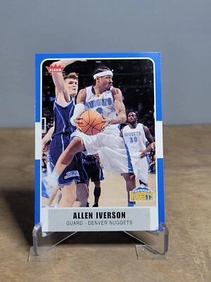 2007-08 Fleer #161 Allen Iverson - Denver Nuggets NM-MT  - Image 1 of 2