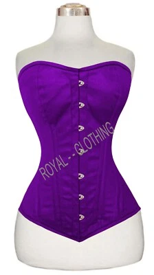 Corsé de algodón entrenador cintura larga de alta resistencia deshuesado de acero doble 8555 Foto 1 de 3