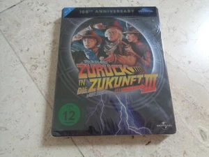 BACK TO THE FUTURE PART 3 III Blu-Ray SteelBook Steven Spielberg Michael J Fox  - Picture 1 of 3