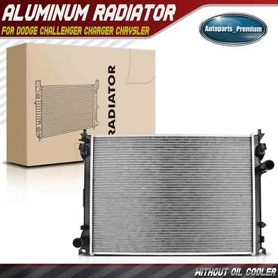 Radiador sin enfriador de aceite para Dodge Challenger Charger 12-21 Chrysler 300 09-22 Foto 1 de 4