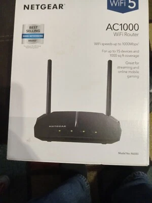 Netgear AC1000 WiFi Router Model No: R6080 New - Image 1 of 4