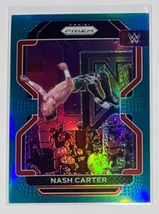 2022 Panini Prizm WWE Teal Prizm /49 Nash Carter #143 - Picture 1 of 2