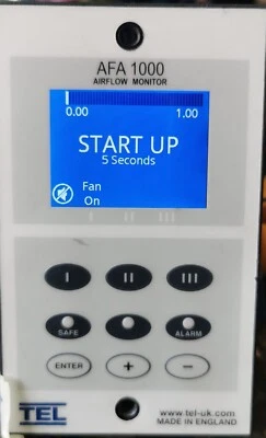 TEL AFA 1000 AIRFLOW MONITOR -TRIED & TESTED / WITHOUT ACCESORIES - Image 1 of 4