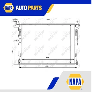 Radiator fits KIA PRO CEED ED 1.6 08 to 13 G4FC NRF 253101H000 253101H010 New - Picture 1 of 6
