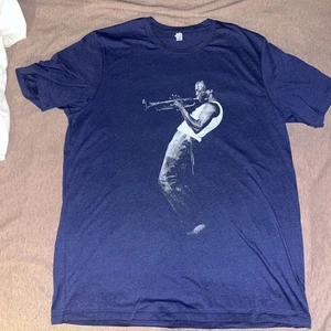 Miles Davis Shirt Mens XL Purple - Picture 1 of 4