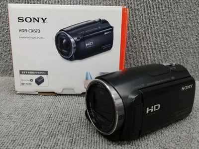 SONY HDR-CX670 Camcorder Full HD Video 30x Optical Zoom - Image 1 of 4