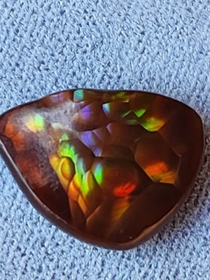 Preciosa piedra preciosa de ágata de fuego de 8 quilates Foto 1 de 4