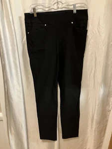 Women’s black PGA Tour Golf Dry Fit Pull On Pants Mx31 - Picture 1 of 4
