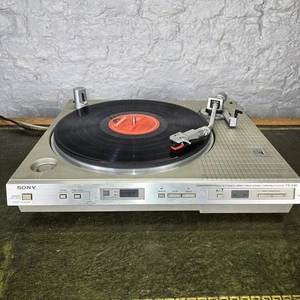 Sony PS-636 Stereo Full Automatic Turntable Record System - Benötigt neuen Stylus - Bild 1 von 10