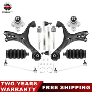 Front Lower Control Arms Ball Joints Tie Rods Sway Bar For 2013-2015 Honda Civic - Picture 1 of 14