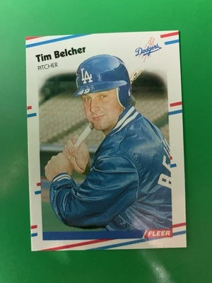 1988 Fleer Glossy Tim Belcher Los Angeles Dodgers #509 - Image 1 of 2