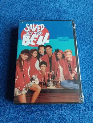 2004 NBC Saved by the Bell Seasons 3 & 4 Box Set DVD Mario Lopez New Sealed - Image 1 of 2