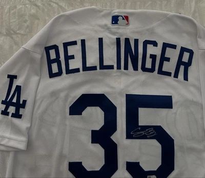 Camiseta Nike autografiada firmada por Cody Bellinger Dodgers con certificado de autenticidad MLB Foto 1 de 3