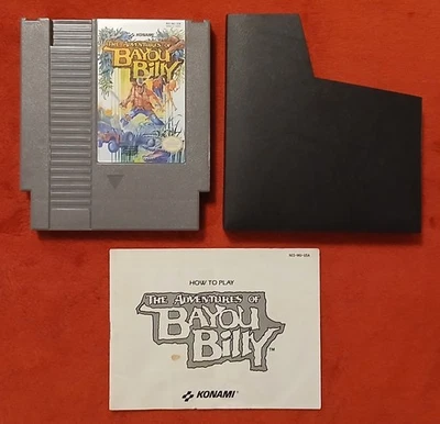 The Adventures Of Bayou Billy (1989) w/ Manual Nintendo Entertainment System NES - Image 1 of 4