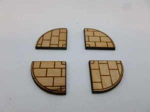 In The Greenwood Laser N-PV005 4 Corner Pavement Sections N Gauge Laser Cut Kit - Picture 1 of 3