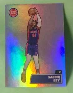 2022-23 Panini NBA Mini Thin Stickers #174 Saddiq Bey - Detroit Pistons  - Picture 1 of 2