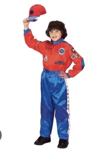 Jr. Champion Race Suit Race Car Driver Costume With Hat - Child Medium 8/10 - Picture 1 of 5