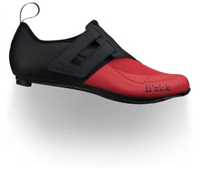 NEW Fizik Transiro R4 Powerstrap Black/Red Size 37.5  EU Triathlon