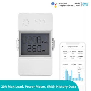 Módulo interruptor medidor de potencia inteligente SONOFF POW Elite 20A medición de consumo nuevo - Imagen 1 de 10
