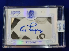 🌟 2015 Topps Dynasty AL LOPEZ Cut Signature Auto Autograph #1/1 Chicago Sox