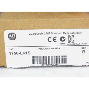 NEW Unopened ALLEN BRADLEY 1756-L61S GUARDLOGIX CONTROLLER MODULE 1756L61S - Photo 1/2