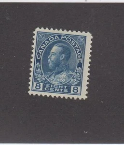 CANADÁ (MK5436) # 115 FVF-MH 8 cts 1922 KGV EDICIÓN ALMIRANTE / GATO AZUL VALE $40 - Imagen 1 de 1