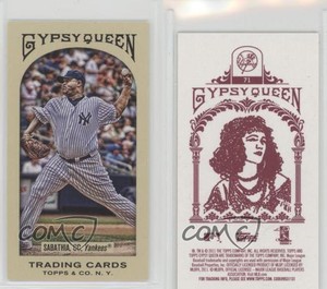 2011 Topps Gypsy Queen Mini Red Gypsy Queen Back CC Sabathia #71